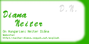diana neiter business card